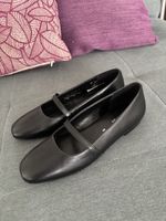 Schwarze Gabor Ballerinas Leder Grösse 5 (38) Neu!