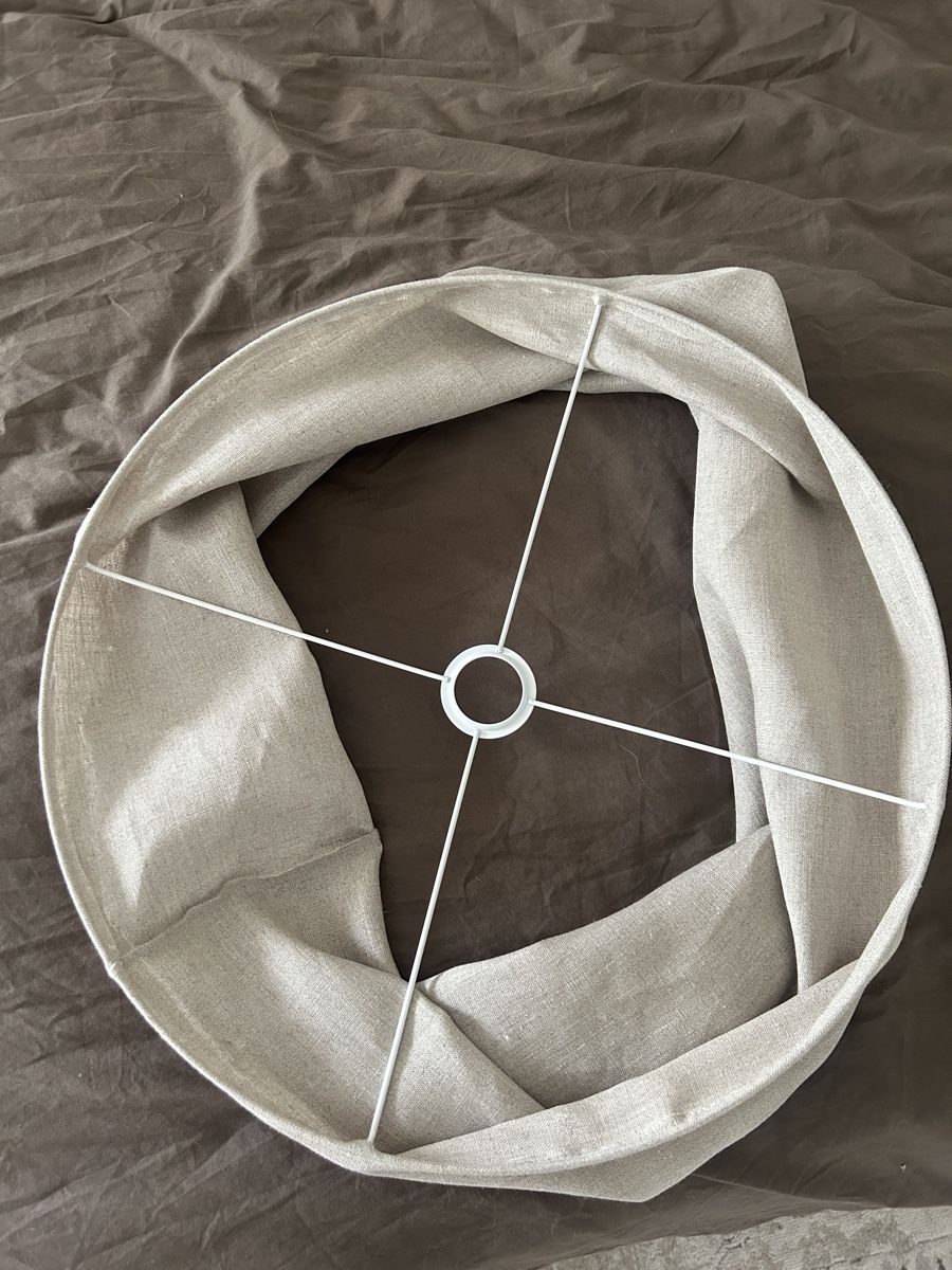 Lampenschirme: Lampenschirm beige Leinen – Gebraucht aus Pieterlen von cel_l2dt 2