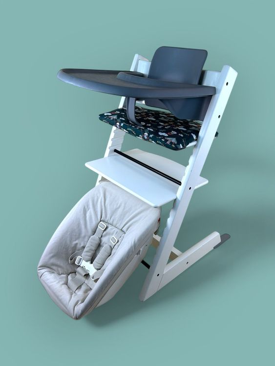 Stokke® Tripp Trapp inkl. Babyset, Newborn, Tray & Kissen 1