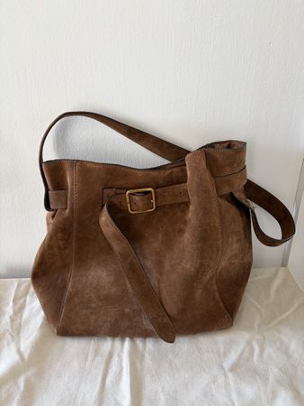 🤎 Zara Wildleder Tasche – wie neu