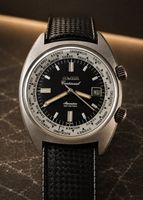 Duward Aquastar Vintage World Hour Dial Uomo 1970