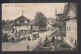 Grosswangen  LU   :   alte Ansichtskarte gest. 1908