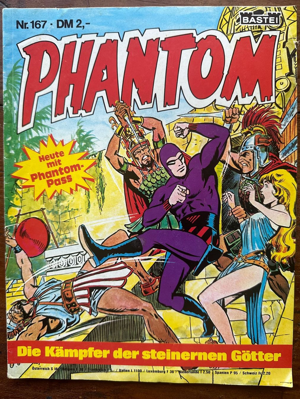 Comics: Phantom Nr. 167  DM 2, hunderte Comics ab 1.- – Gebraucht aus Seltisberg von quadartswiss
