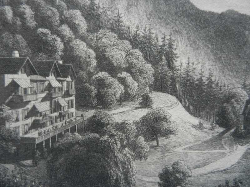 Gravures: Hotel Giessbach Brienzersee – D'occasion à Risch par Rischli15 9