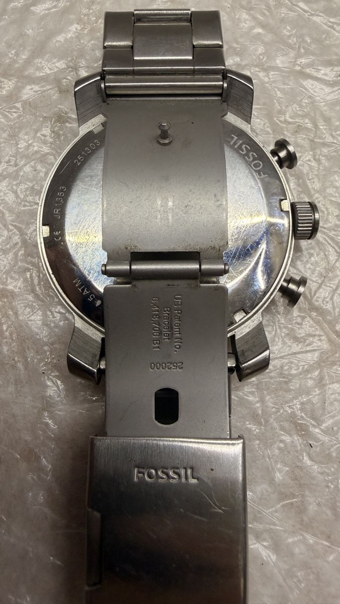 Fossil Uhren: Fossil Herrenuhr, Chronograph, Edelstahl – Defekt aus Rotkreuz von perlengott 1