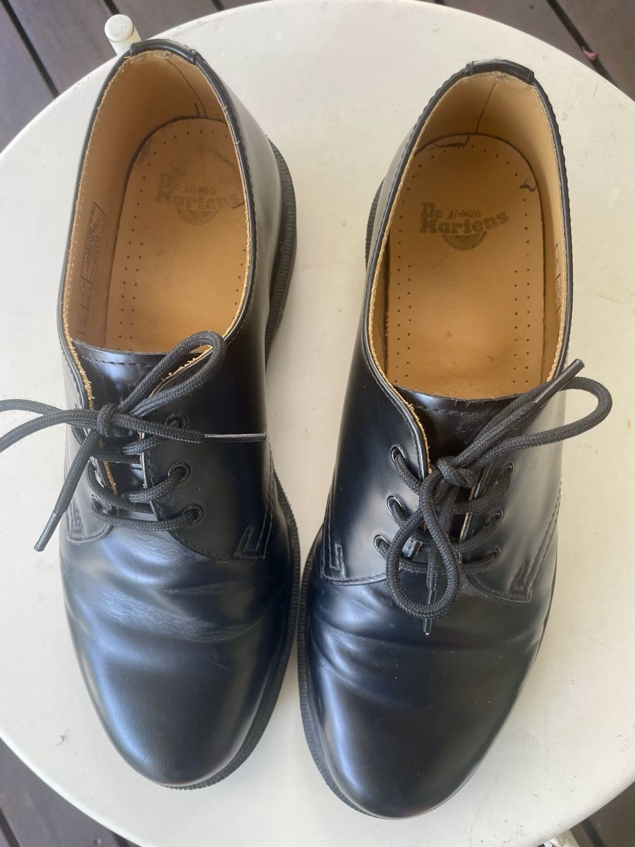Dr. Martens Scarpe da uomo: Dr. Martens 1461 PW schwarz Grösse 43 – Usato da Güttingen venduto da Aquarium333 2