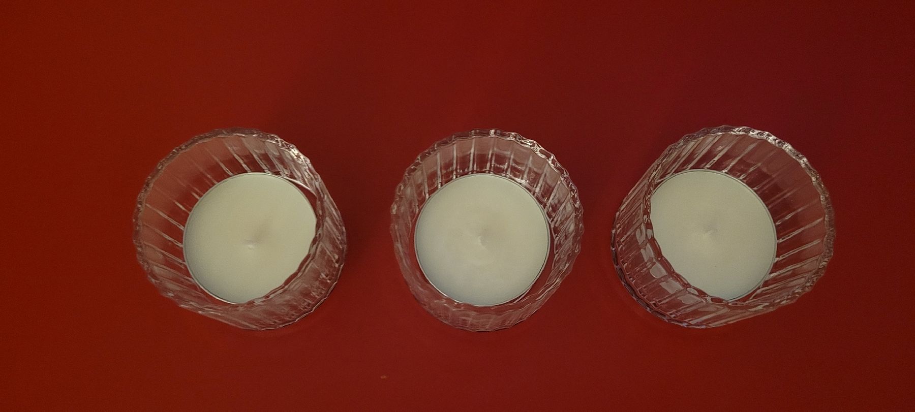 Candele: 3er Set Teelichtglas Kerzengläser – Nuovo e nell'imballaggio originale da Schwyz venduto da Vesparider01 2