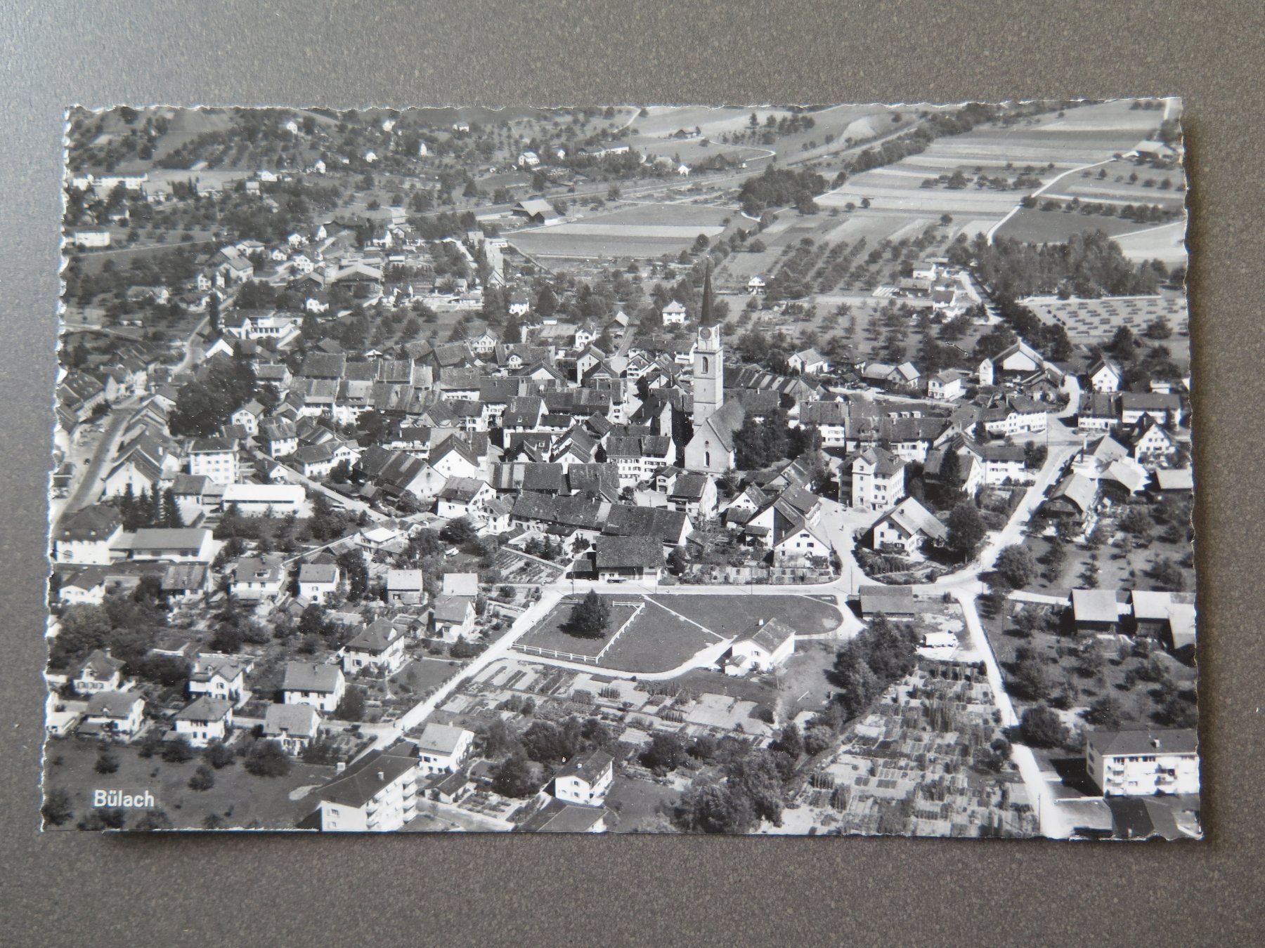 Cartoline postali: BÜLACH - FLUGAUFNAHME – Usato da Wittenbach venduto da lipasal