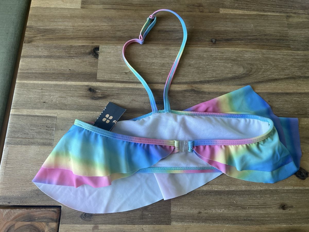 Costumi da bagno & Bikini: Neu Bikini Oberteil Mädchen gr. 164 – Nuovo e nell'imballaggio originale da Triesen venduto da bubita 2