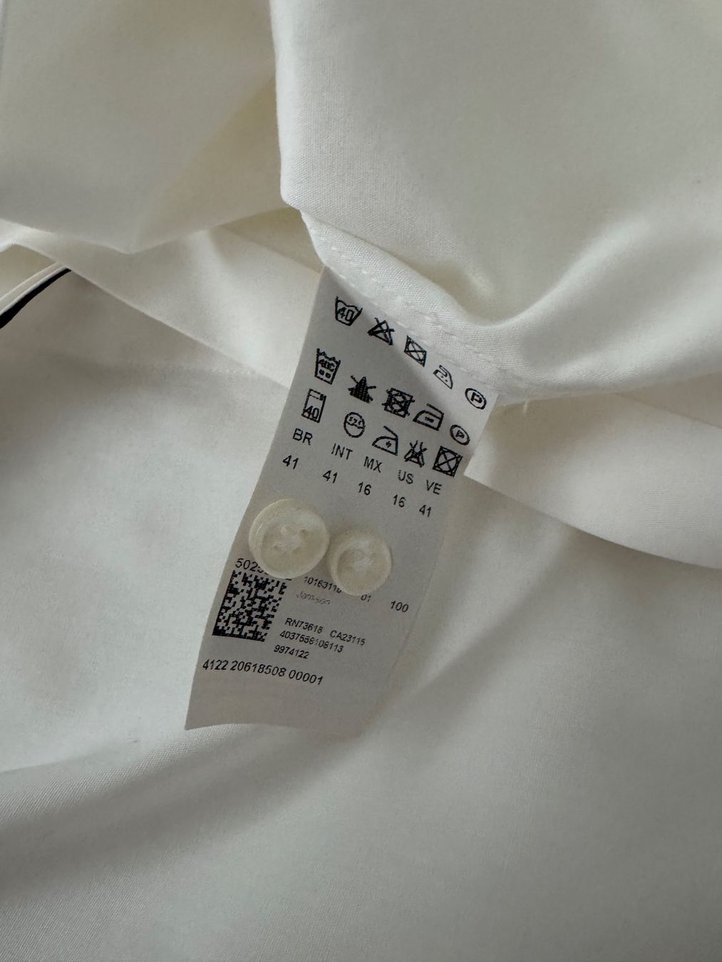 Hugo Boss Hemden: BOSS Herren Hemd Jamison Weiß Gr. 41 – Gebraucht aus Zürich von ebr_595v 3