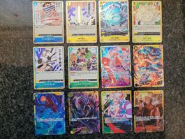 One Piece TCG SECRET RARE + Event Alt Art leicht beschädigt
