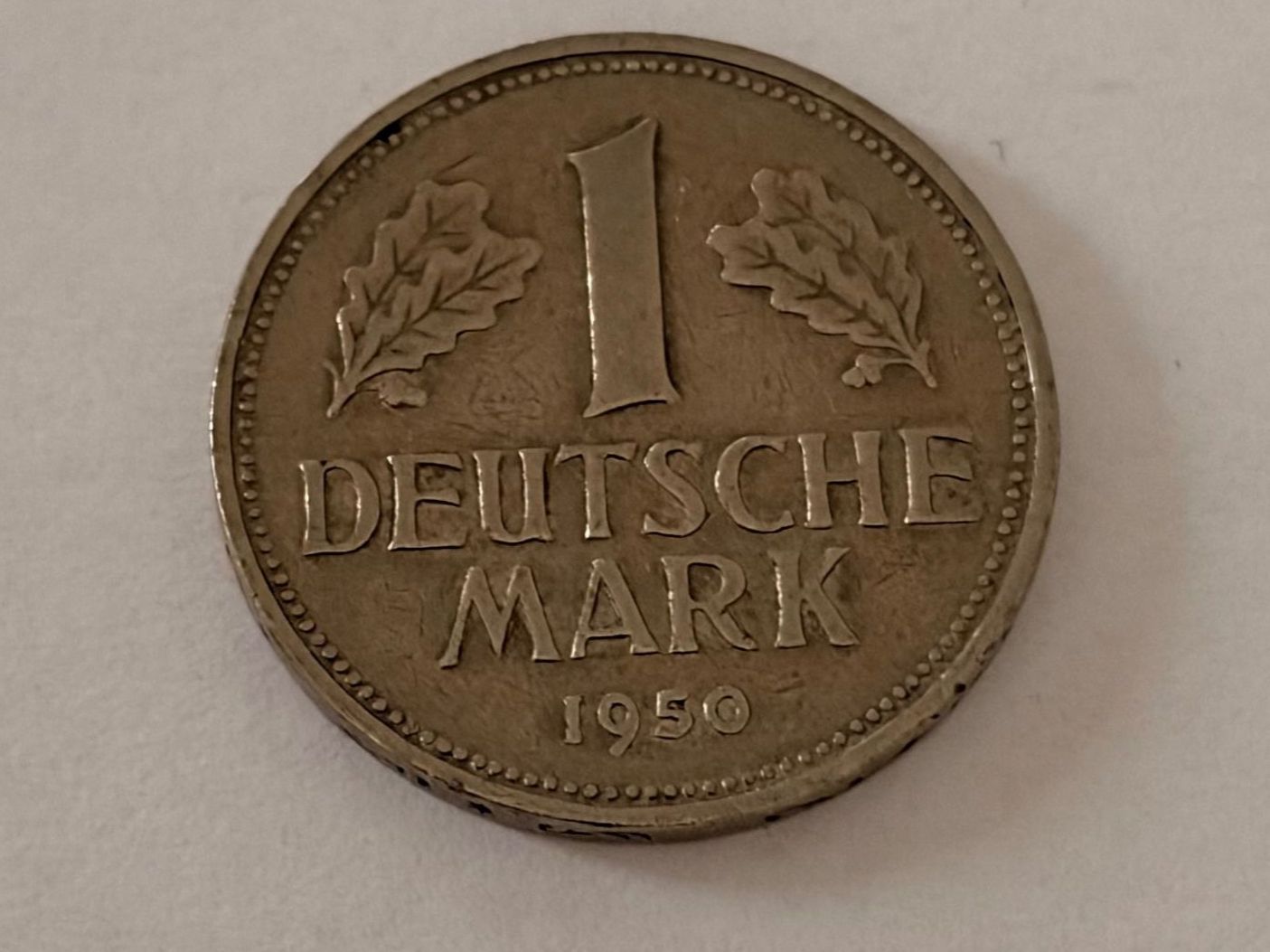 Alle Münzen: Deutschland 1 Mark 1950 - D – Gebraucht aus Adliswil von 0ml4t