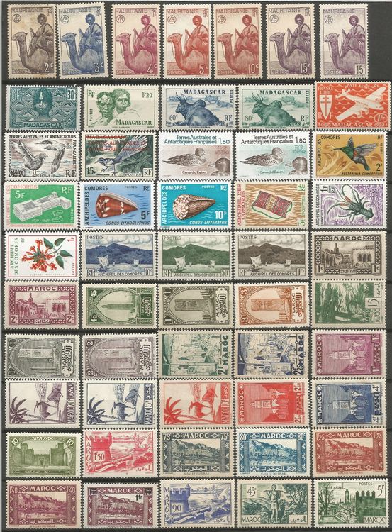 lot de timbres des colonies françaises | Acheter sur