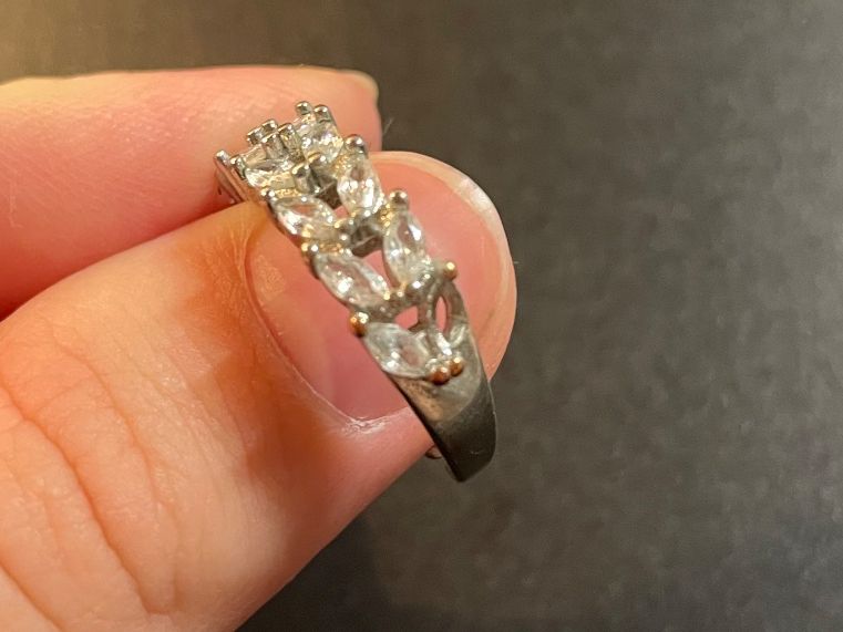 Anelli: Ring Strass Silber verstellbar – Usato da Zürich venduto da lil_x7ky 2