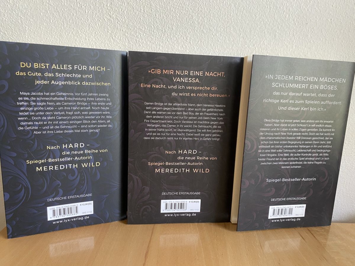 Libri: 3 Romane All for you - Meredith Wild – Usato da Schwarzenburg venduto da Michellu 2