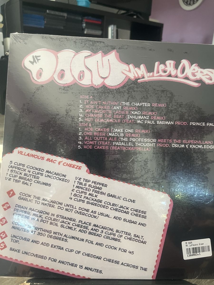 Vinyles: MF Doom / left overs  – Neuf avec emballage d'origine à Dagmersellen par stonefinger 1