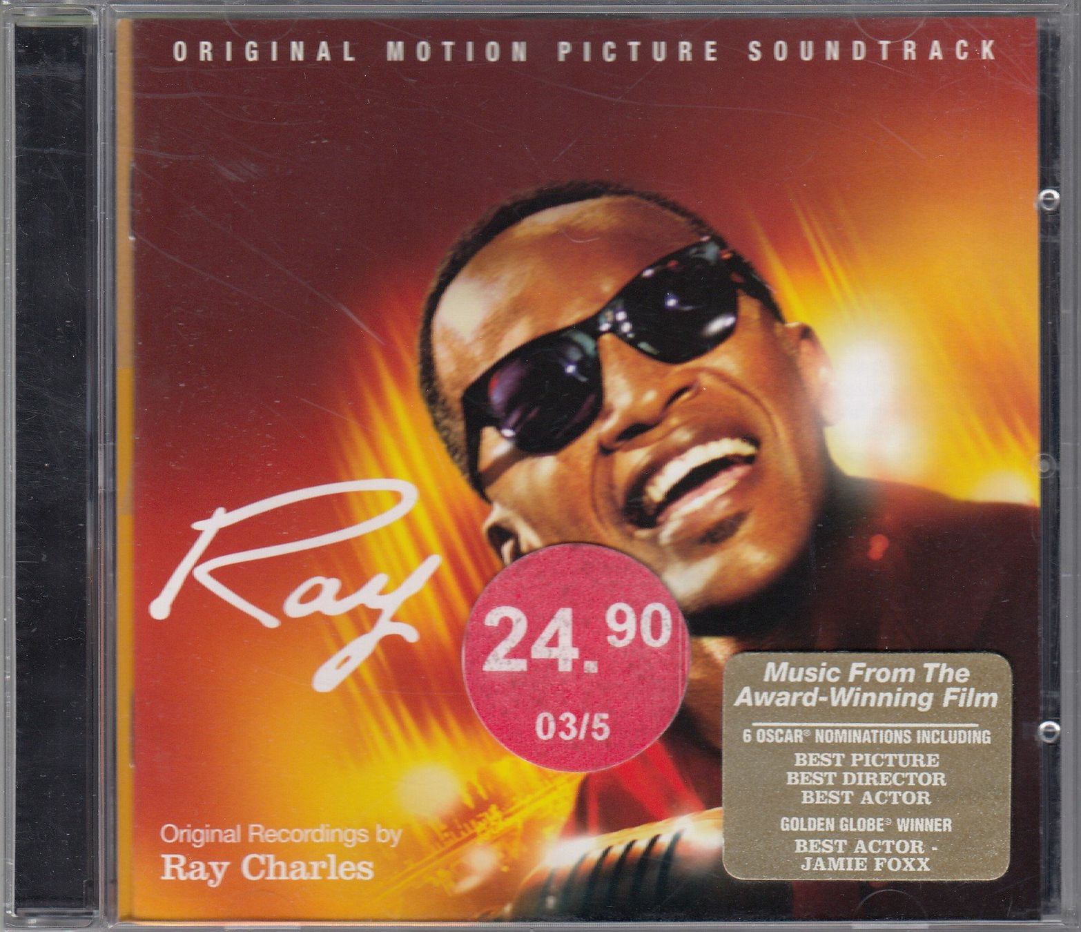 CD: Ray Charles Original Motion Picture Soundtrack 1 CD – Nuovo (secondo la descrizione) da Spreitenbach venduto da Turbo_1105