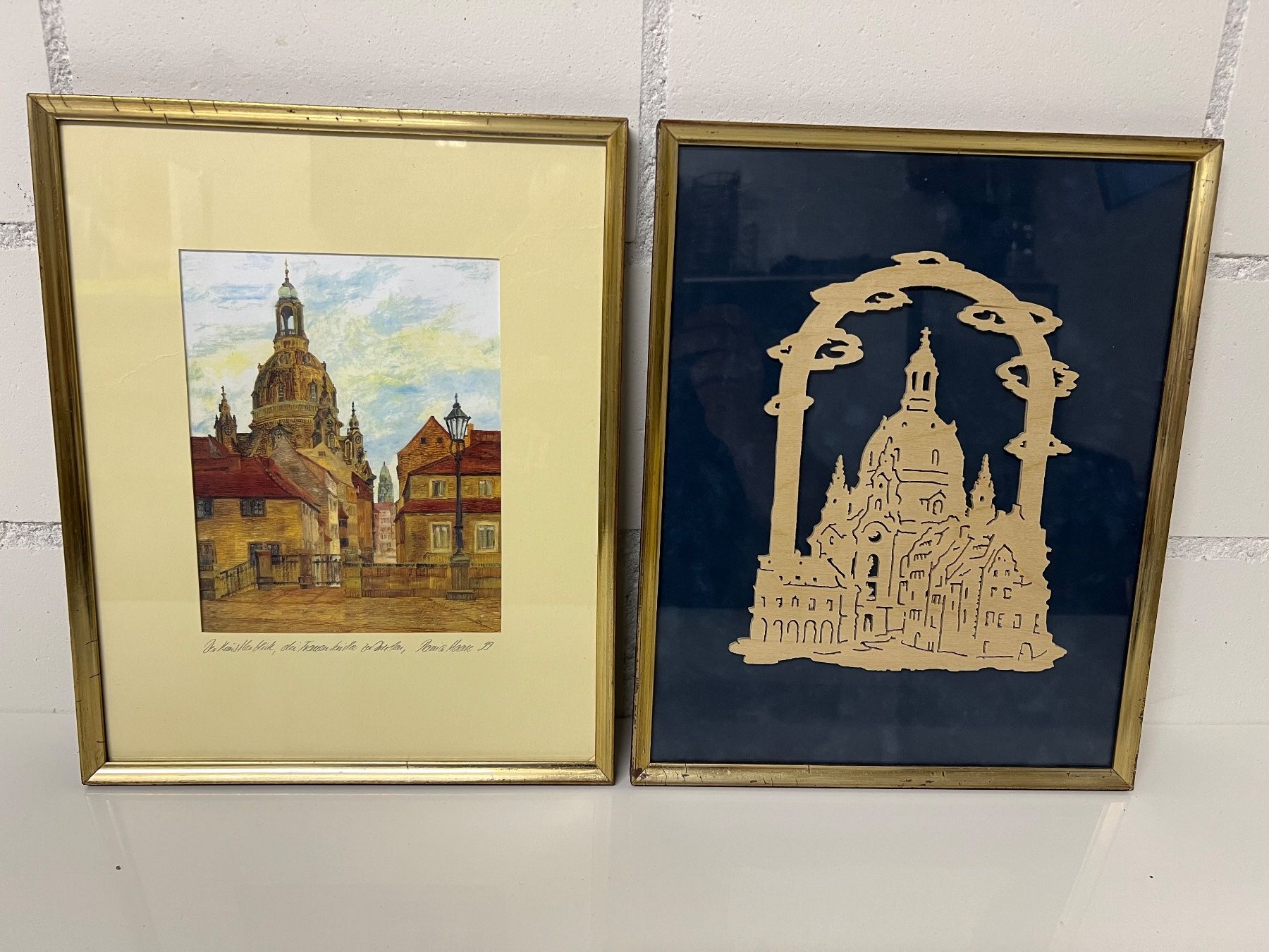 Gemälde: 2 Gemälde der Frauenkirche in Dresden – Neu (gemäss Beschreibung) aus Rümlang von pasblu