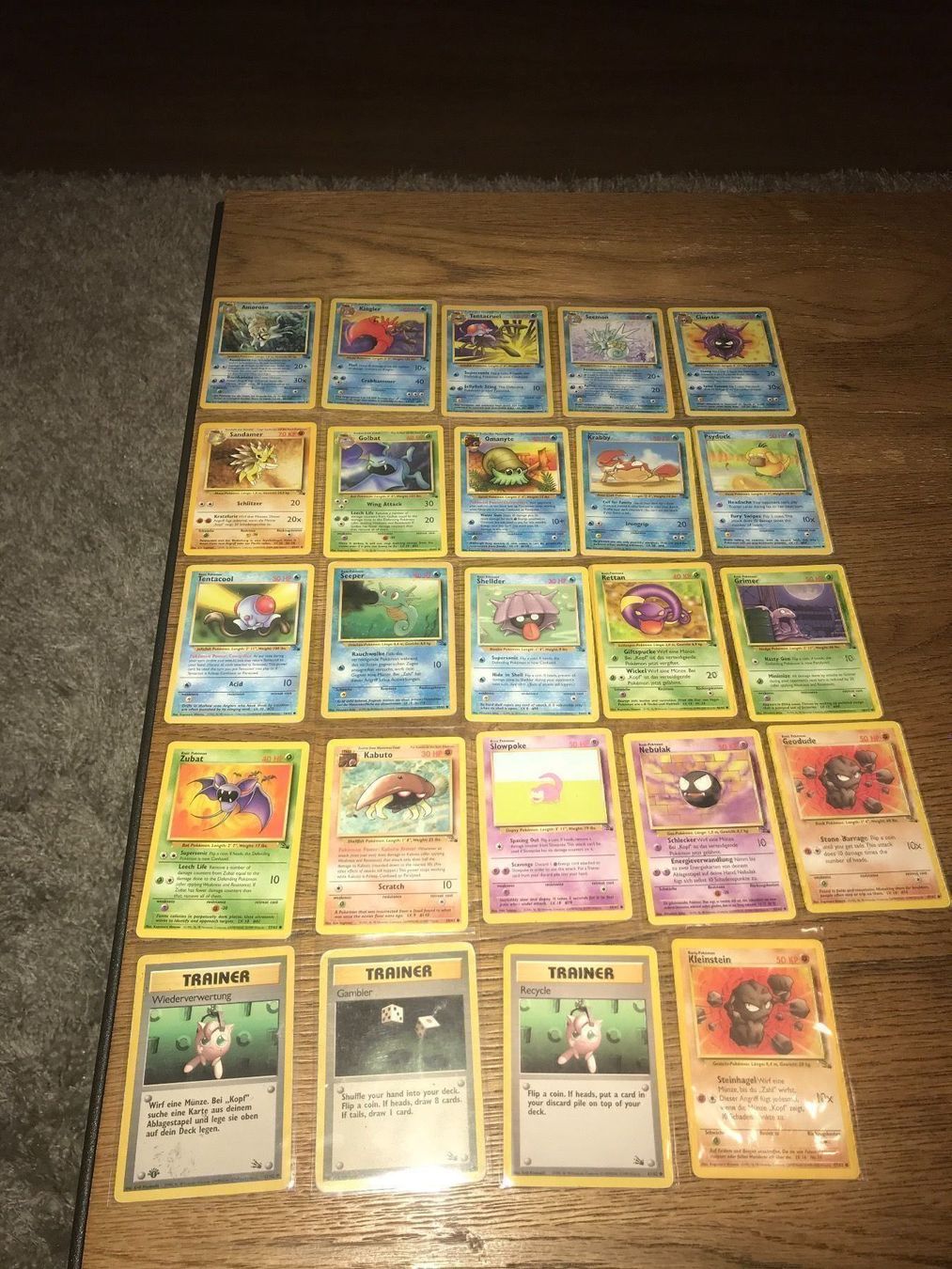 Pokémon Carte collezionabili: Fossil Set Pokemonkarten Fossil 24Stk. – Usato da Küssnacht am Rigi venduto da Ebikoner