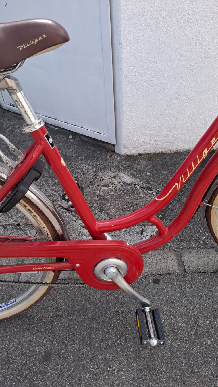 Villiger Velos: Rotes Stadtrad von Villiger mit Gangschaltung, Sommer! – Gebraucht aus Dietikon von mis_brocki 1