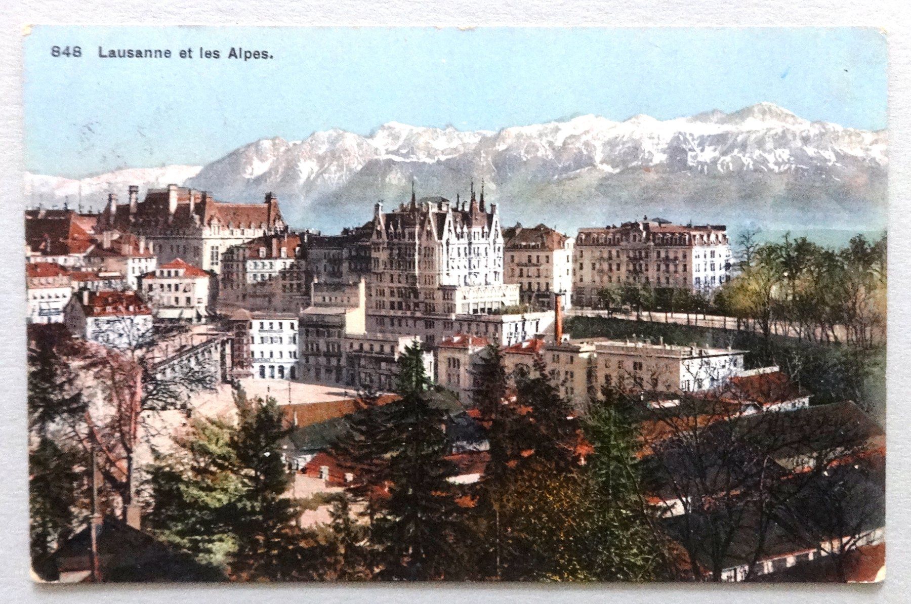 Cartes postales: Lausanne et les Alpes – D'occasion à Fétigny par Billy2miny