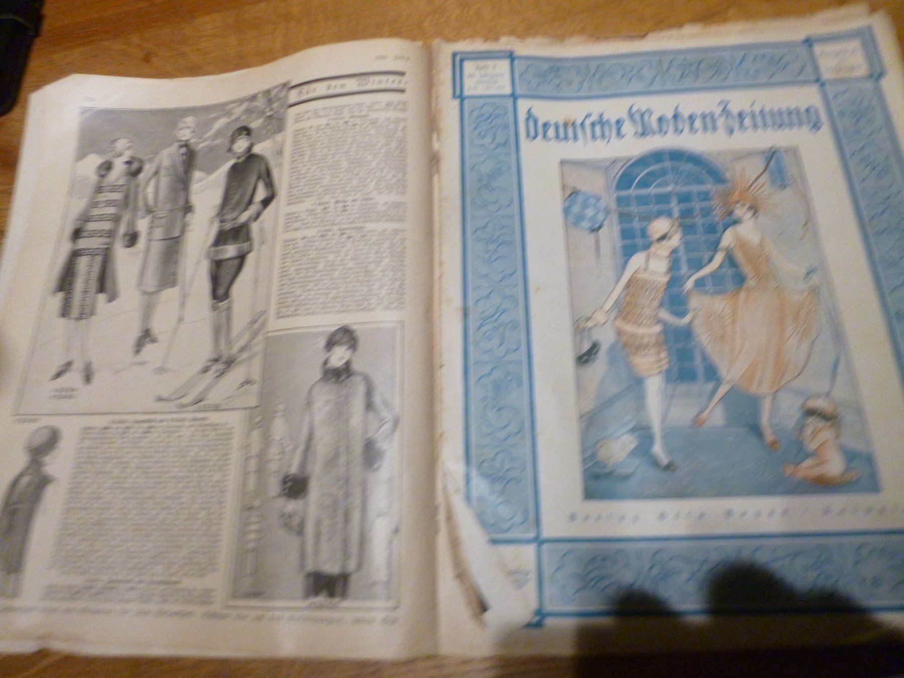 Cartamodelli: Deutsche Moden Zeitung Design Schneider Jugendstil Design – Usato da Luzern venduto da leseratte24 3