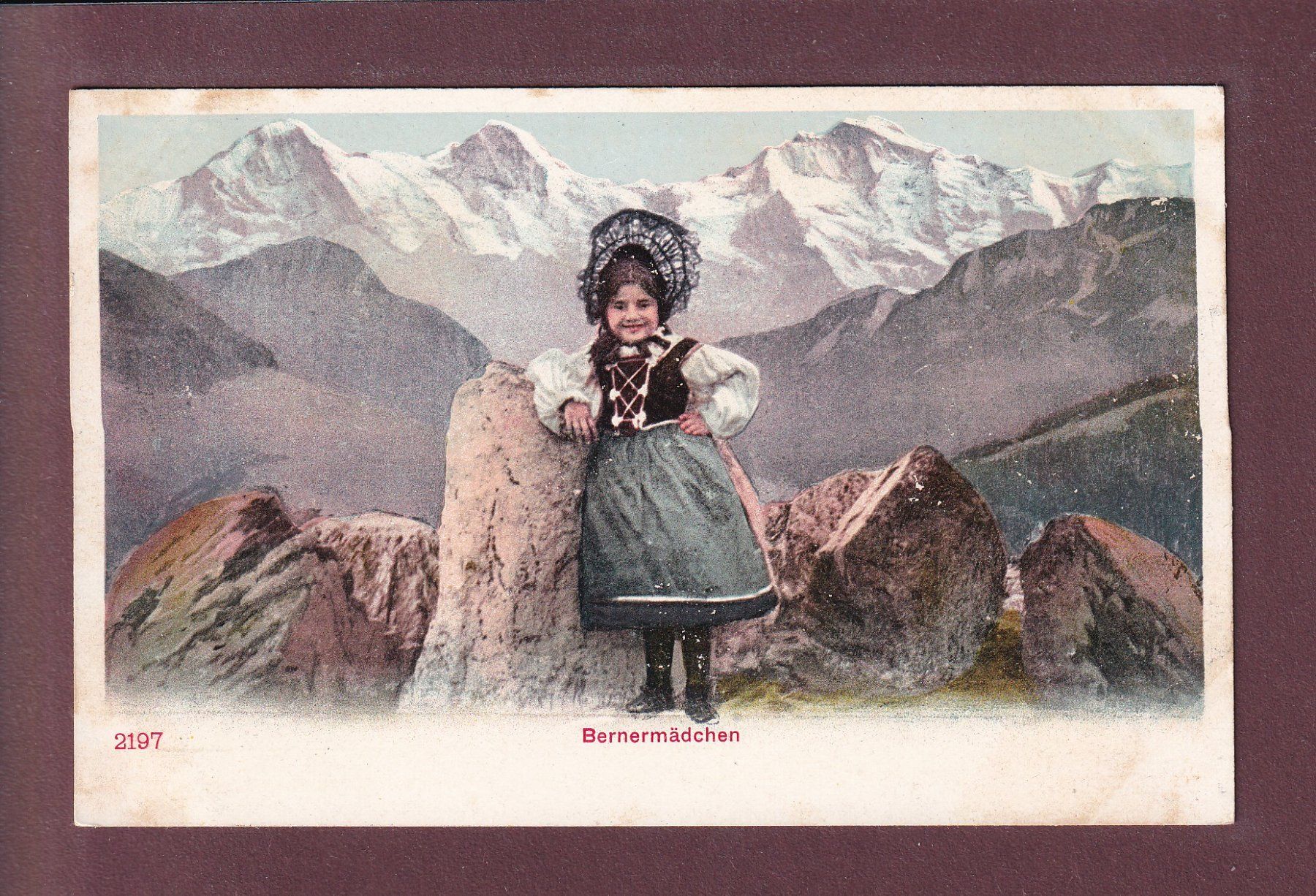 Cartoline postali: TRACHT - BERN - Bernermädchen – Usato da Pully venduto da nicecards