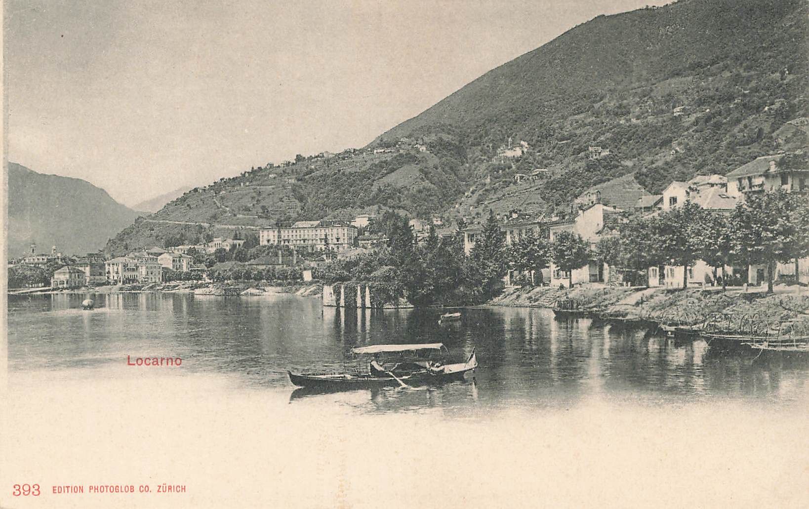 Cartoline postali: Locarno TI barca boot – Usato da Biasca venduto da Blenio71
