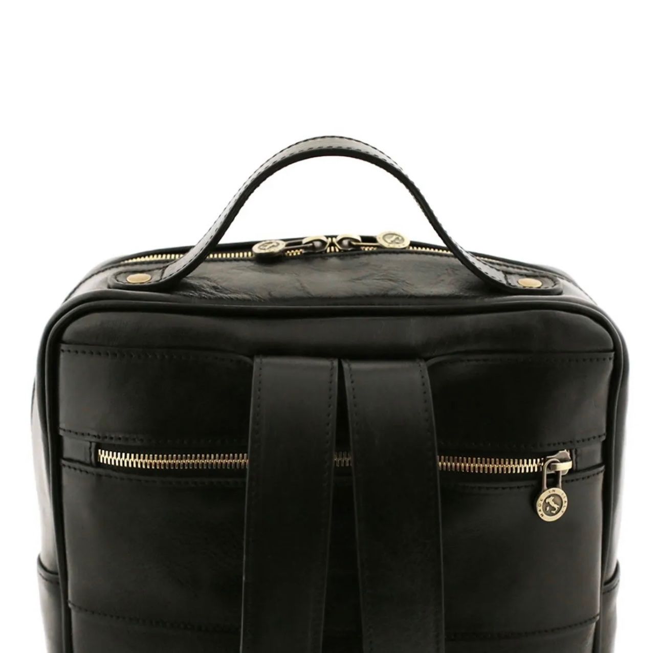Zaini: Lederrucksack Tuscany - Farbe: Schwarz – Nuovo e nell'imballaggio originale da Wittenbach venduto da WWW.DRILUBAGS.CH 1