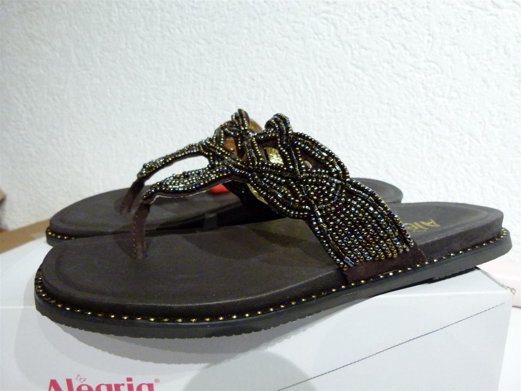 Damenschuhe: Alegria Leder Sandalen Gr. 37 NEU – Neu und originalverpackt aus Uerkheim von Justi.y 1
