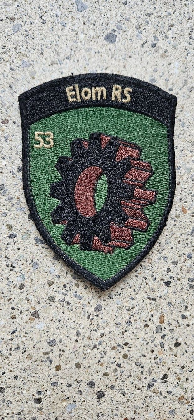 Schweizer Armee Placchette & Badge: *** Badge Mechaniker mit klett *** – Nuovo e nell'imballaggio originale da Riedholz venduto da fr_sIruP