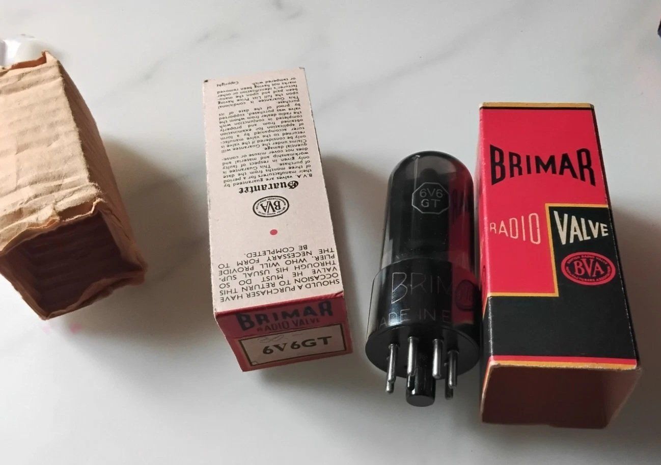 Componenti elettronici: Neue Brimar 6V6GT Röhre – Nuovo e nell'imballaggio originale da Lohn-Ammannsegg venduto da Ricarda72