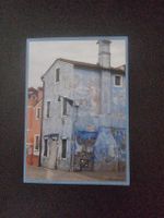 1 Karte / Motiv: Insel Burano / Italien (handgemacht)