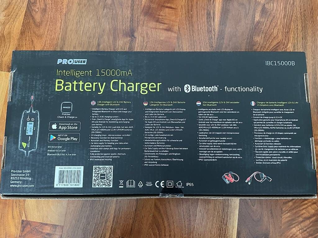 Caricatori & Batterie: ProUser - 15A IBC15000B Ladegerät – Nuovo e nell'imballaggio originale da Schötz venduto da Tech_Shop 3
