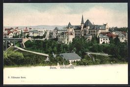 Bern, Kirchenfeld, Ortspanorama mit Turm