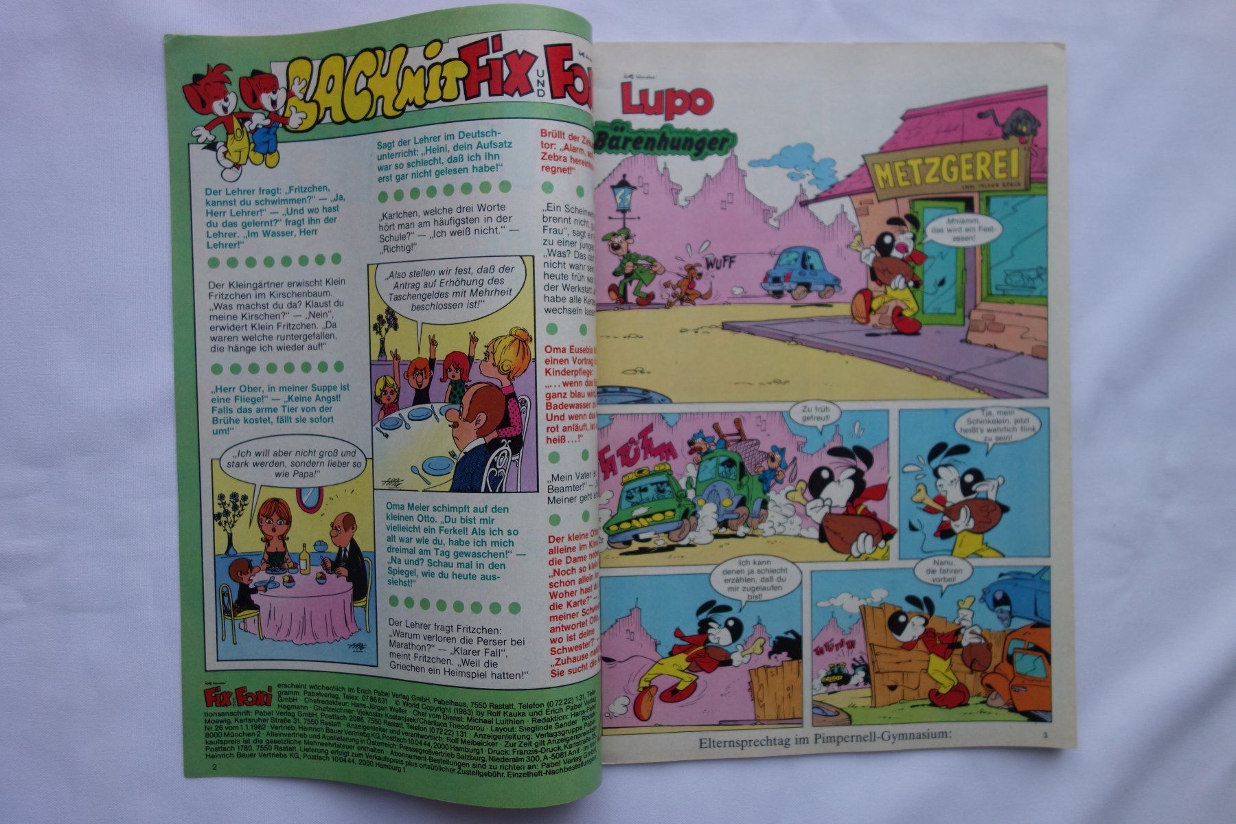 Fumetti: Fix und Foxi - Band 13/1983 - Gratis Versand ! – Usato da Luzern venduto da ron_35 2