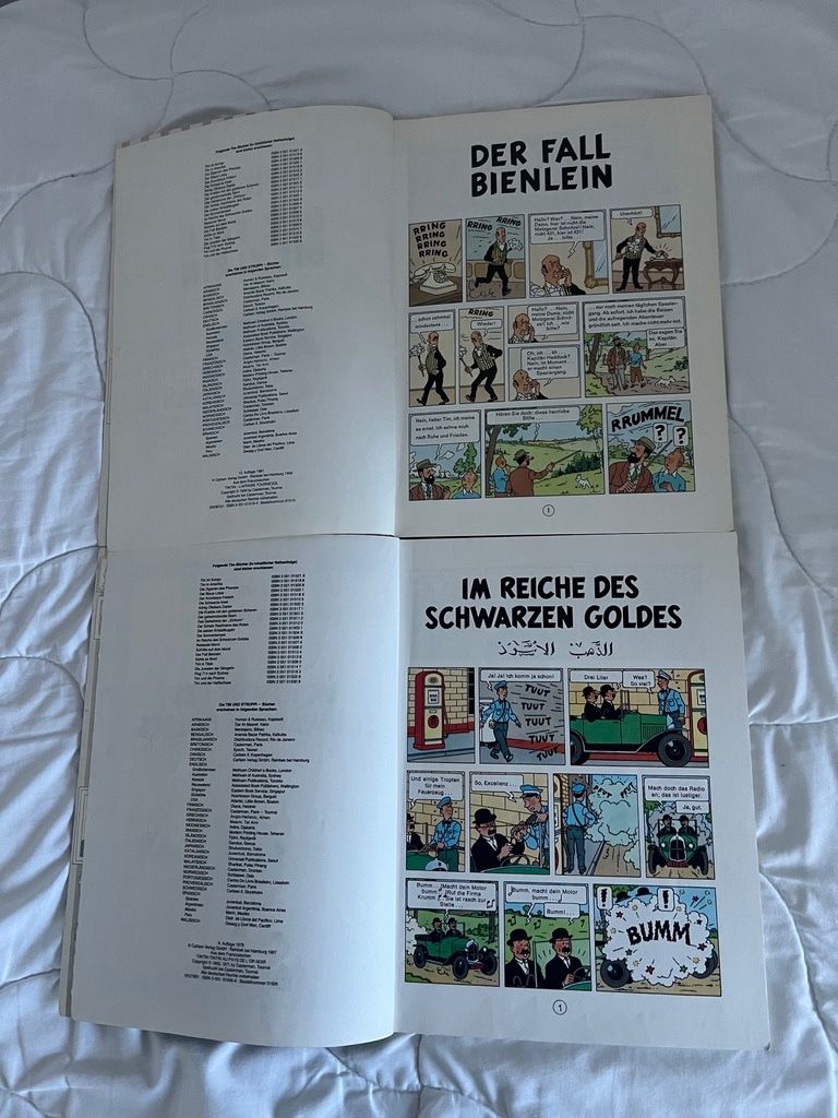 Fumetti: 4 Tim und Struppi Comics Konvolut – Usato da Steinach venduto da Momoco 1
