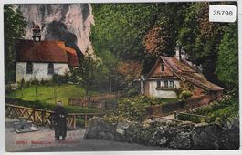 Solothurn - Einsiedelei mit Bruder - Litho