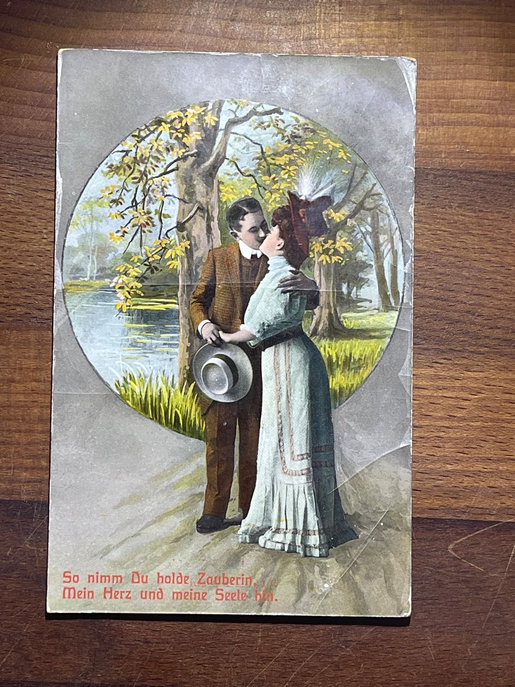 Cartoline postali: Alte Ansichtskarte,Liebespaar – Usato da Strengelbach venduto da Aschatan5