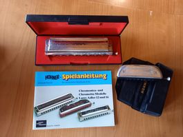 2 Mundharmonikas Hohner Chromatica klein und gross