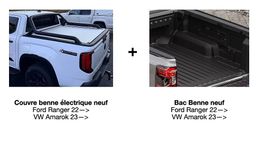 Couvre Benne élec. + Bac de benne-Ford Ranger/VW Amarok 