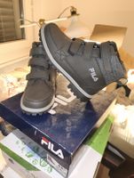 Fila Kinderstiefel Grösse 33 dunkelgrau mit Klettverschluss