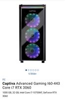 Captiva Gaming PC i7-10700KF RTX 3060 32GB RAM 1TB SSD
