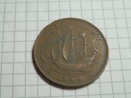 Großbritannien ½ Penny, 1944