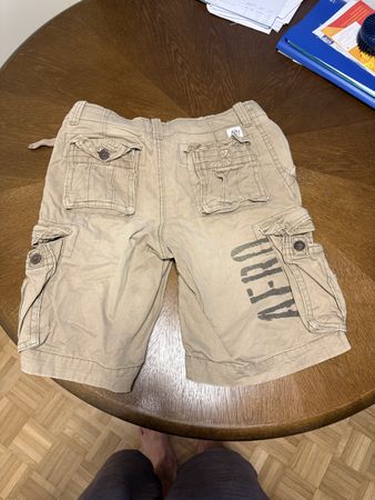 Herren Cargo Shorts Aeropostale Grösse 31 Khaki guter Zustan