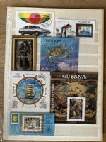 Motivmarken - Block Lot auf 4 Seiten 