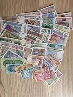 Sammlung ausländische Banknoten diverse Länder gemischt