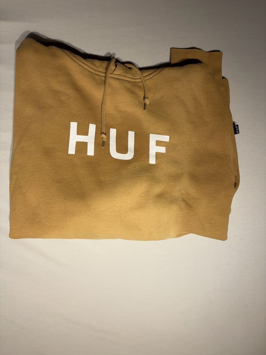 Pulls & Sweat-shirts: HUF Kapuzenpulli Gelb/Beige – D'occasion à Zug par gav_nfw7
