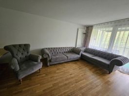 Chesterfield Sofagarnitur (3+3+1) guter Zustand