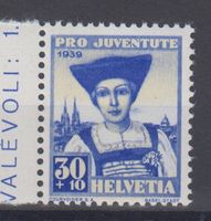 Variété Pro Juventute 92.3.01 neuf** (60.--)